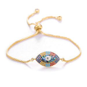 Juliana Eye Charm Adjustable Bracelet