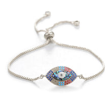 Load image into Gallery viewer, Juliana Eye Charm Adjustable Bracelet
