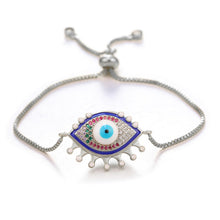 Load image into Gallery viewer, Juliana Eye Charm Adjustable Bracelet
