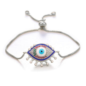 Juliana Eye Charm Adjustable Bracelet