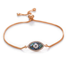 Load image into Gallery viewer, Juliana Eye Charm Adjustable Bracelet
