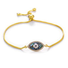 Load image into Gallery viewer, Juliana Eye Charm Adjustable Bracelet
