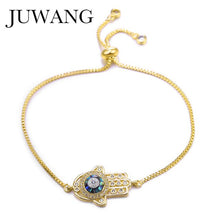 Load image into Gallery viewer, Juliana Eye Charm Adjustable Bracelet
