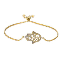 Load image into Gallery viewer, Juliana Eye Charm Adjustable Bracelet
