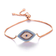 Load image into Gallery viewer, Juliana Eye Charm Adjustable Bracelet
