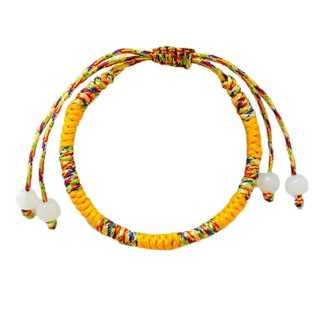 Rainbow Handmade buddhist bracelet
