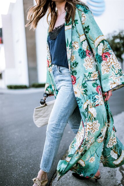 Miranda  Floral Print Chiffon Tunic