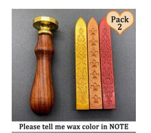 Load image into Gallery viewer, Wax Seal Stamp / Wedding Invitation / Birthday Party Sealing Stamp / Gift Box Set Message Seller
