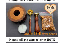 Load image into Gallery viewer, Wax Seal Stamp / Wedding Invitation / Birthday Party Sealing Stamp / Gift Box Set Message Seller
