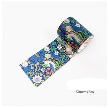 Load image into Gallery viewer, 50mm William Morris British art floral printing decoration tape
