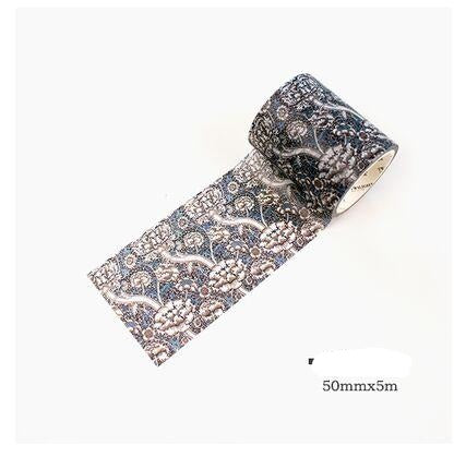50mm William Morris British art floral printing decoration tape