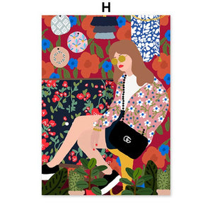 Abstract Fashion  Wall Art