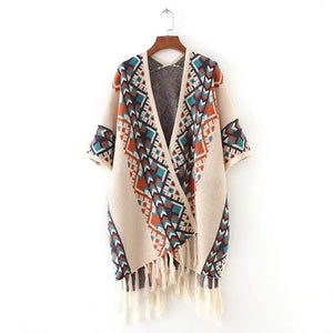 Lila  Tribal Ethnic  Cardigan
