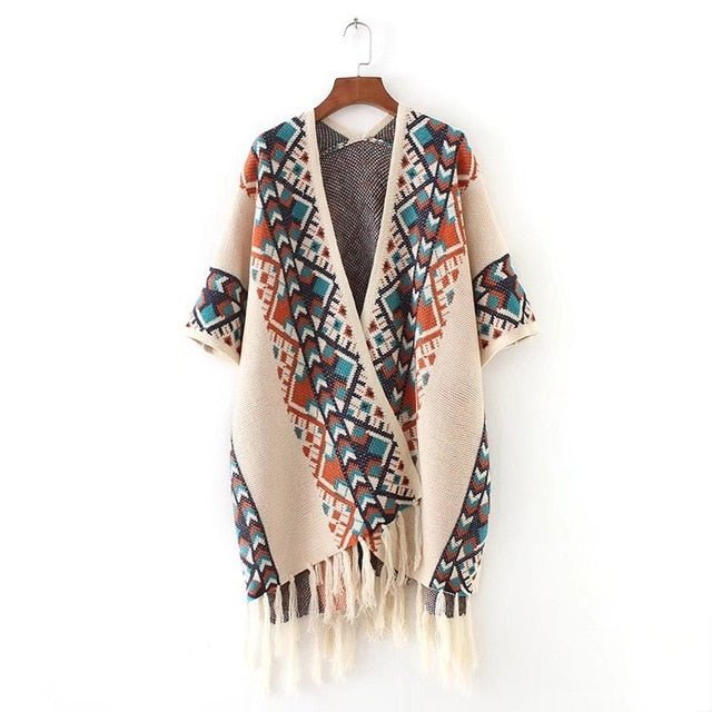 Lila  Tribal Ethnic  Cardigan