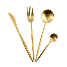 Load image into Gallery viewer, White &amp; Gold Dinnerware

