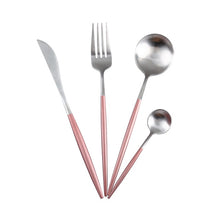 Load image into Gallery viewer, White &amp; Gold Dinnerware
