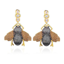 Load image into Gallery viewer, Bee Stud Earrings
