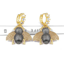 Load image into Gallery viewer, Bee Stud Earrings

