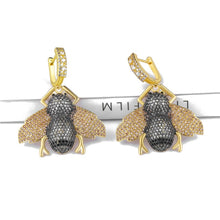 Load image into Gallery viewer, Bee Stud Earrings
