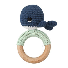 Load image into Gallery viewer, 1Set Crochet Bunny Baby Teether
