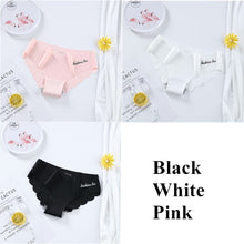 Load image into Gallery viewer, Ice Silk Women&#39;s Panties Set G String 3 pieces
