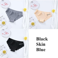 Load image into Gallery viewer, Ice Silk Women&#39;s Panties Set G String 3 pieces
