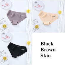 Load image into Gallery viewer, Ice Silk Women&#39;s Panties Set G String 3 pieces
