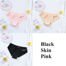 Load image into Gallery viewer, Ice Silk Women&#39;s Panties Set G String 3 pieces
