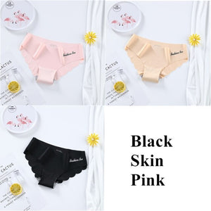 Ice Silk Women's Panties Set G String 3 pieces