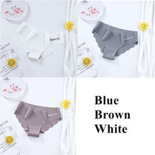 Load image into Gallery viewer, Ice Silk Women&#39;s Panties Set G String 3 pieces
