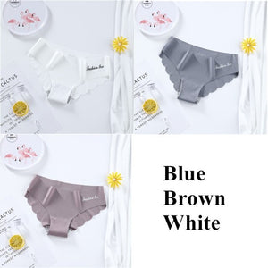 Ice Silk Women's Panties Set G String 3 pieces