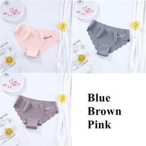 Ice Silk Women's Panties Set G String 3 pieces