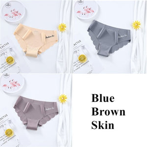 Ice Silk Women's Panties Set G String 3 pieces
