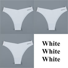 Load image into Gallery viewer, Ice Silk Women&#39;s Panties Set G String 3 pieces
