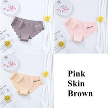 Load image into Gallery viewer, Ice Silk Women&#39;s Panties Set G String 3 pieces
