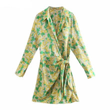Load image into Gallery viewer, Vintage Chic Floral Print Casual Dress
