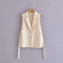 Load image into Gallery viewer, Fashion Boho style  One-Button Vest Vintage
