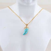 Load image into Gallery viewer, Horn Hippie Necklace
