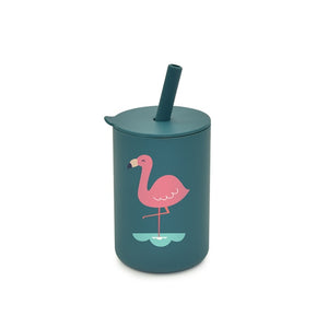 Baby Silicone Sippy Cups BPA-Free Portable Storage Snack Container Feeding Cup For Children Leakproof Learning Drink Cup Sets
