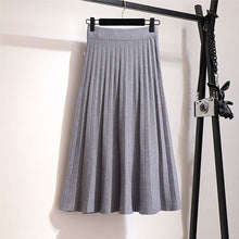 Load image into Gallery viewer, Fashion Knitted Skirt Knee Length
