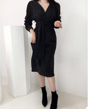 Load image into Gallery viewer, Knitted  Dress Sweater
