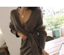 Load image into Gallery viewer, Knitted  Dress Sweater
