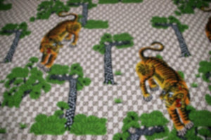 Vintage 60 polyester imitate silk satin fabric