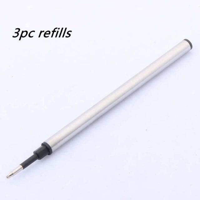 Metal Frosted Blue Rollerball Pen Rose Golden Ball Point