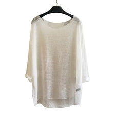 Load image into Gallery viewer, Anthrop Linen Cotton Loose Blouse
