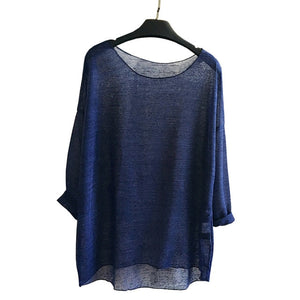 Anthrop Linen Cotton Loose Blouse