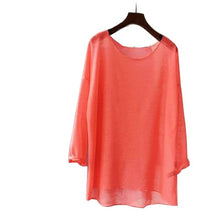 Load image into Gallery viewer, Anthrop Linen Cotton Loose Blouse
