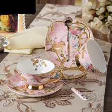 Load image into Gallery viewer, Malaya  Bird Tea Cup Saucer Spoon Set
