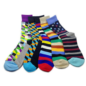 Fun 5 Pairs/lot Cotton Brand Men  Socks
