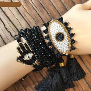 Clara eye  Handmade Bracelet Set